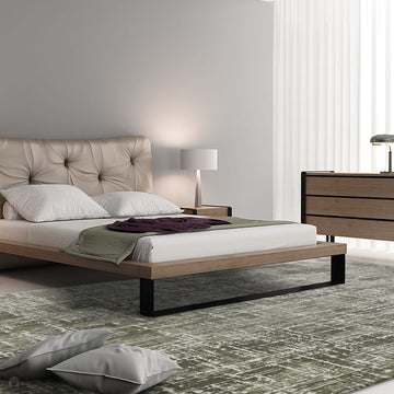 Kuza Abstract Modern Distressed Shimmer Hi-Lo Textured Soft Velvety Touch High-Density Durable Easy-Care Short Pile Khaki/Cream/Light Grey Rug-Asiatic Carpets-Rug Love - The Most Loved Rug Store